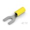 Te Connectivity Fork Terminal, M6 Stud Size, 6.64 mmÂ², 600 V, PVC Insulated, Yellow 165019 - alternate 1